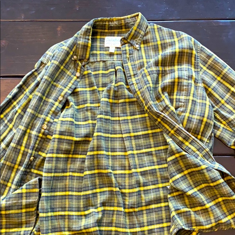Cabela’s green flannel